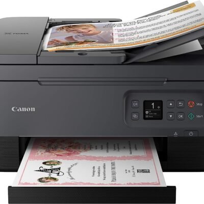 Canon PIXMA TR7020a All-in-One Wireless Color Inkjet Printer, with Duplex Printing, Mobile Printing, and Auto Document Feeder, Black